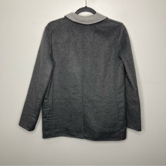 NWT J. CREW Leighton Blazer Jacket Double Faced Wool Charcoal Gray 2 - Picture 4 of 7